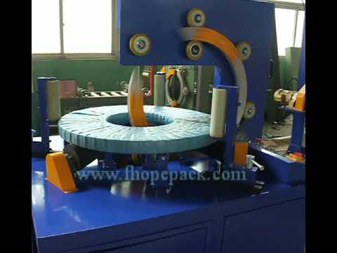 Improved packing and wrapping machines for bearings and copper tubes.