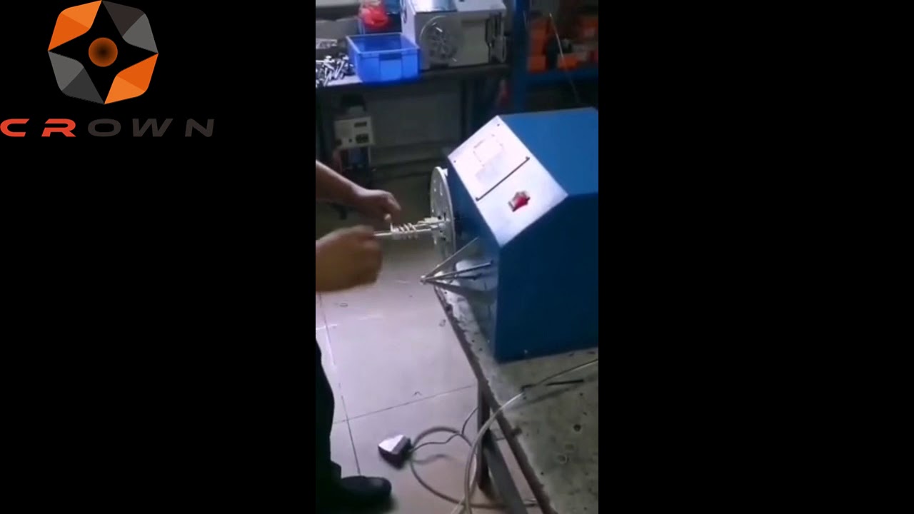 Coil Winding and Packing Machine for Cables and Rubber Bands, optimized for efficiency and compact design. Coil Winding and Packing Machine for Cables and Rubber Bands, optimized for efficiency and compact design.