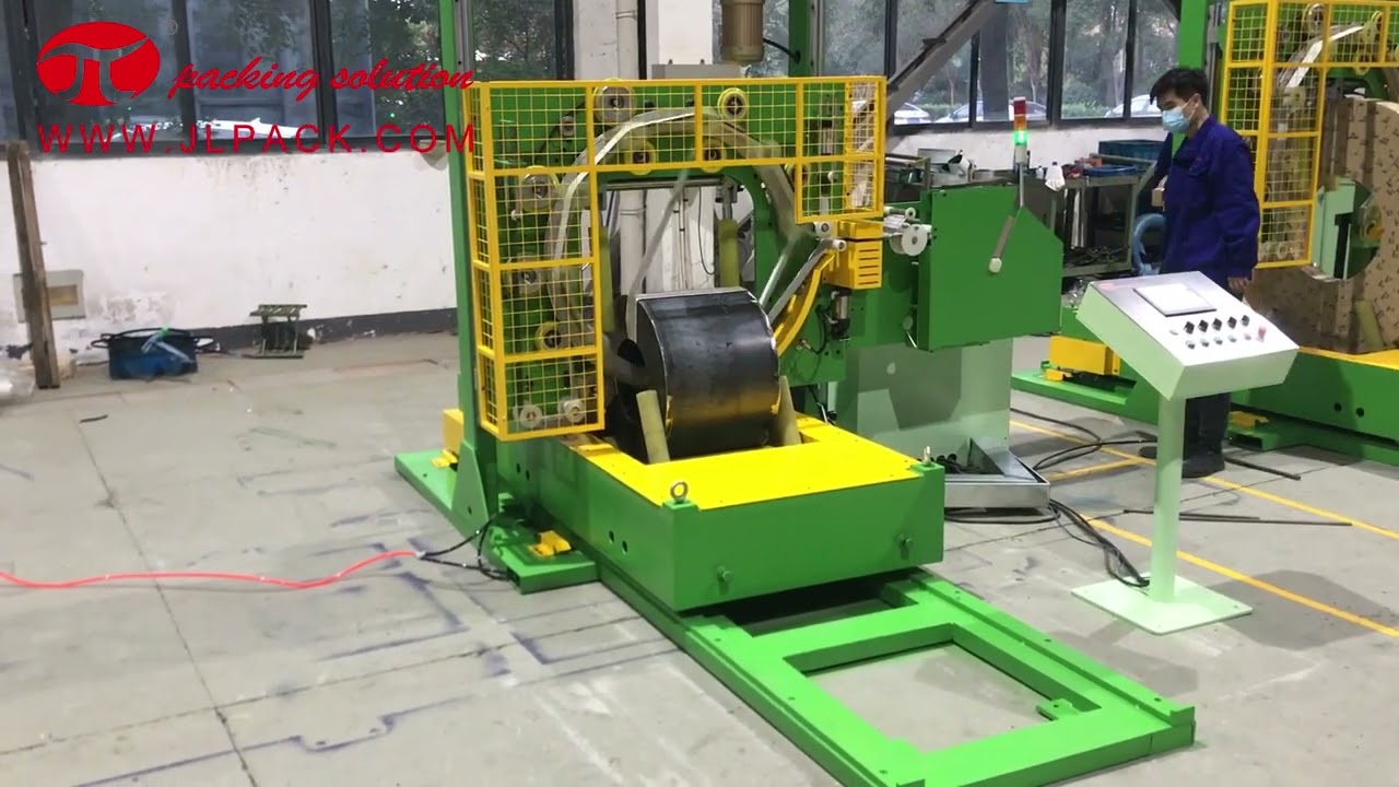 Coil Wrapping Machine for Steel with Improved Efficiency