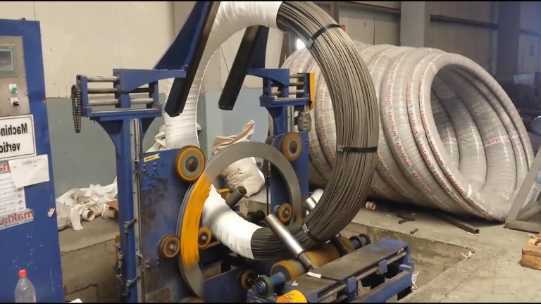“Compact Packing Machine for Prestressed Steel Wire Coils”