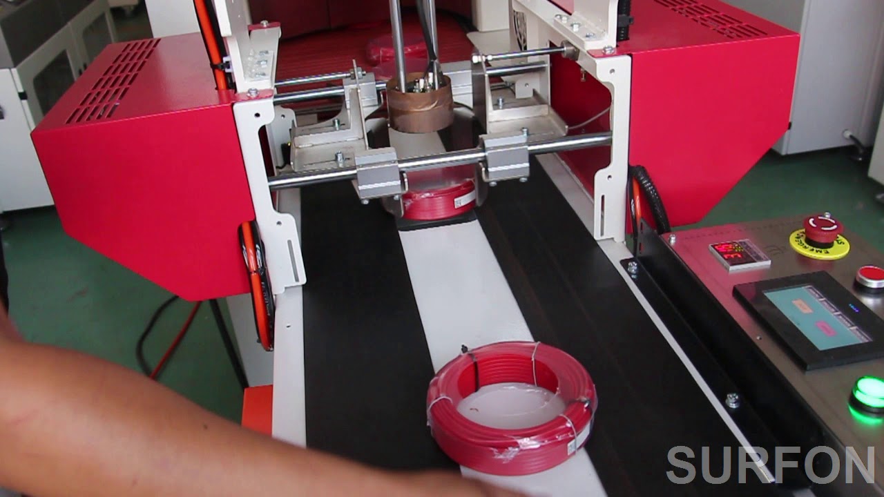 Efficient Cable Coil Shrink Packaging Machine with Automatic L Sealer