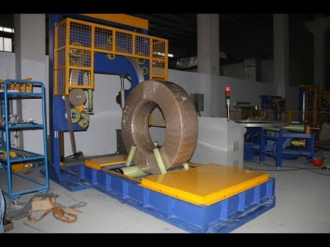 “Efficient Coil Wrapping and Packing Machine Using Paper and Stretch Film”