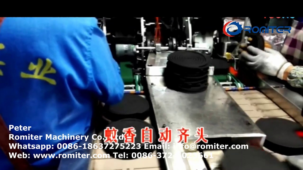 “Efficient Mosquito Coil Packing Machine for Automated Stacking”
