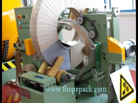 “Efficient Packaging Machine for Coils with Stretch Wrapping Function”