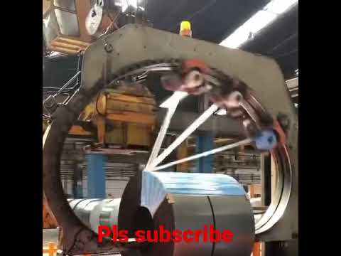 “Efficient Packing Machine for Steel Coils”