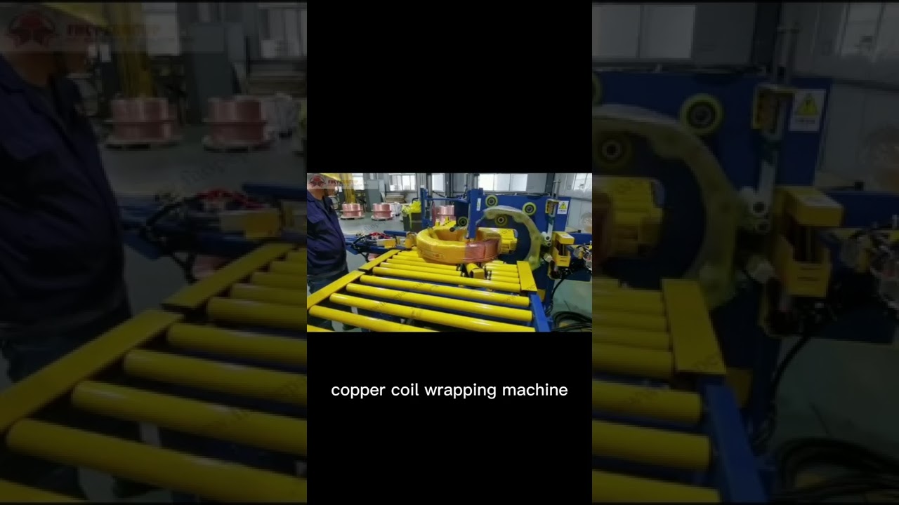 “Efficient copper coil wrapping equipment for streamlined production.”
