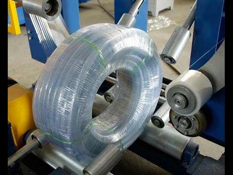 “Efficient packaging machine for coiled PVC pipes”