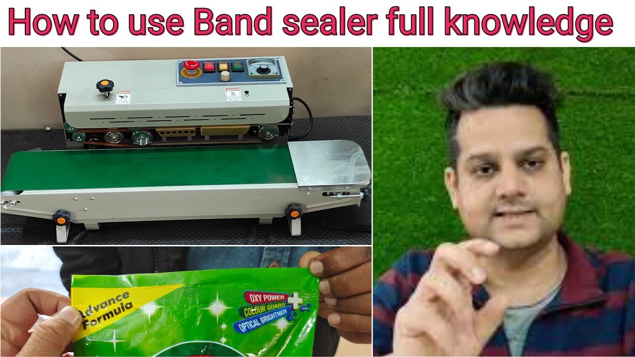 “Efficiently use manual pouch packing machine for sealing with band sealer.”
