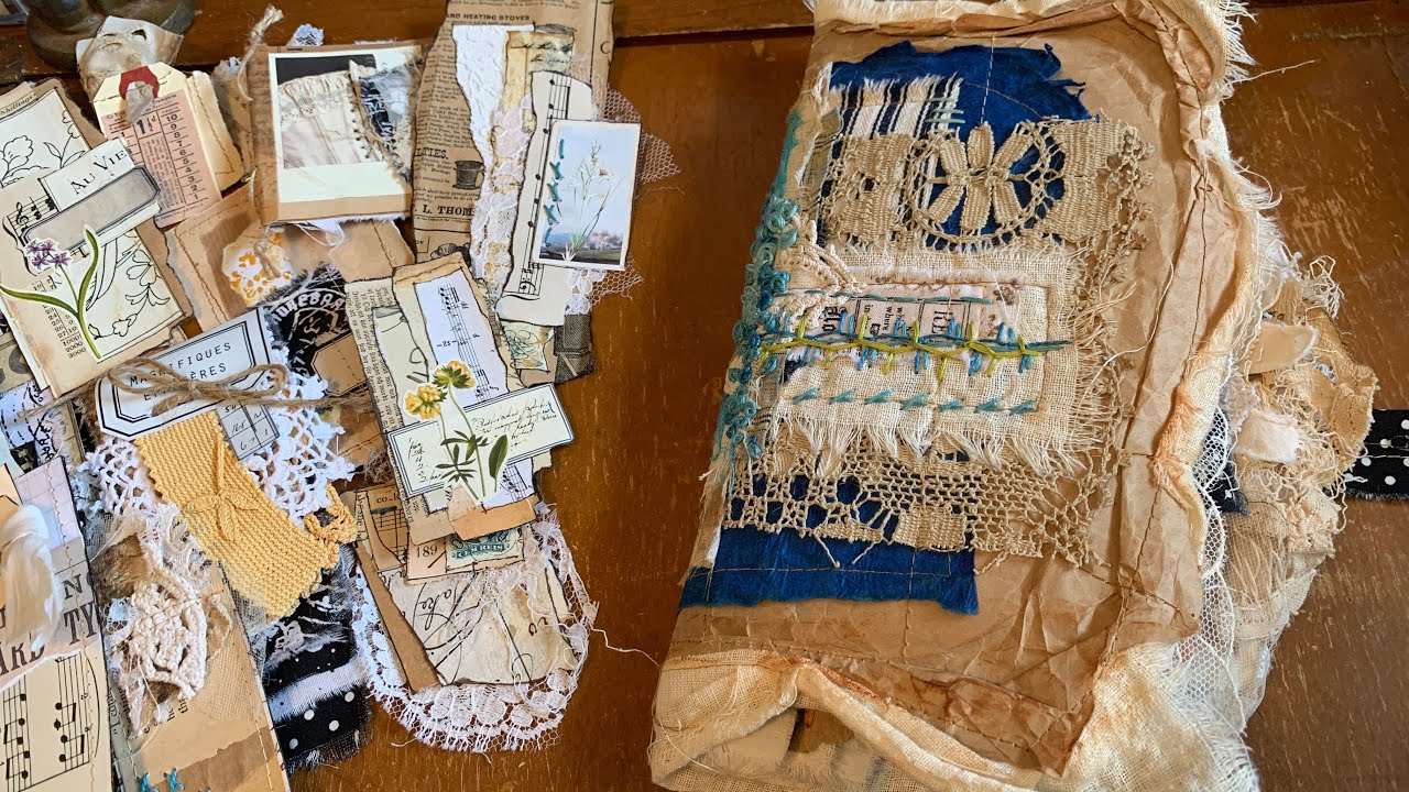 “Ephemera Pack Enhances Scrappy Journal Flip-Through”