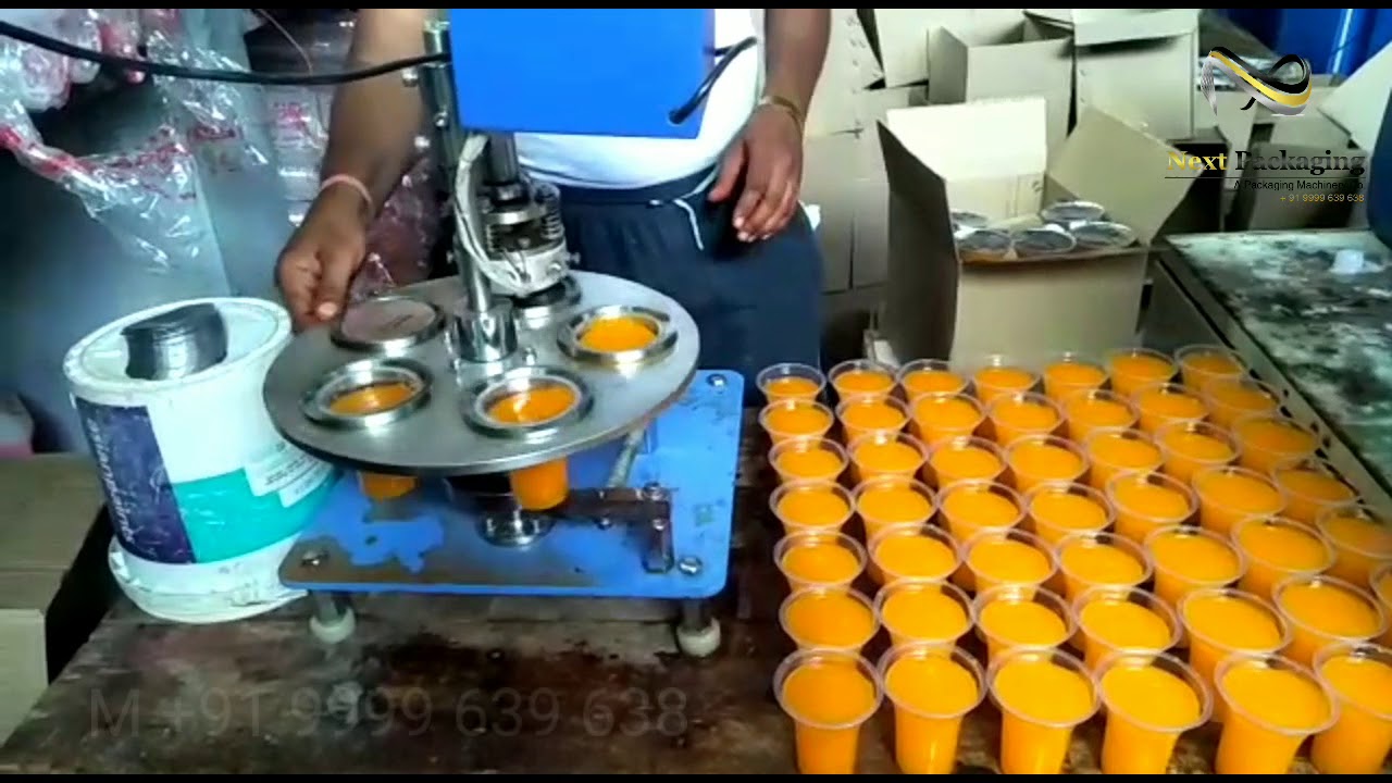 Glass and foil sealing machine for rotary applications, optimized for efficiency.