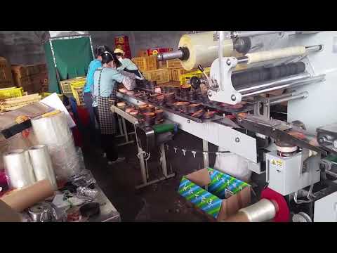 High-speed mosquito coil packing machine with shrink film technology for efficient packaging.