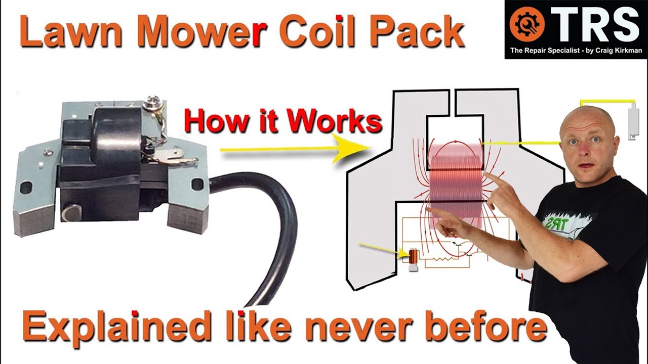 How Lawnmower Sparking System Works with Induction Coil and Transistor