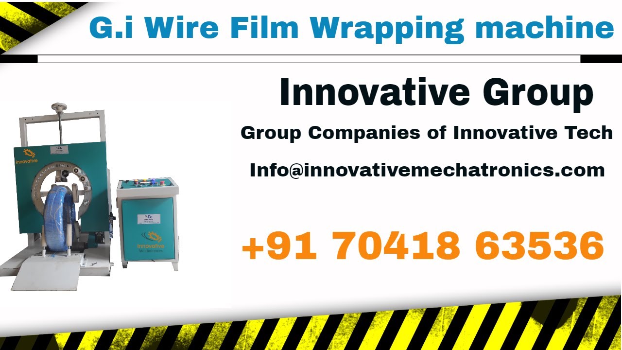 Improved wire wrapping and film packing machines for efficient coil packaging.