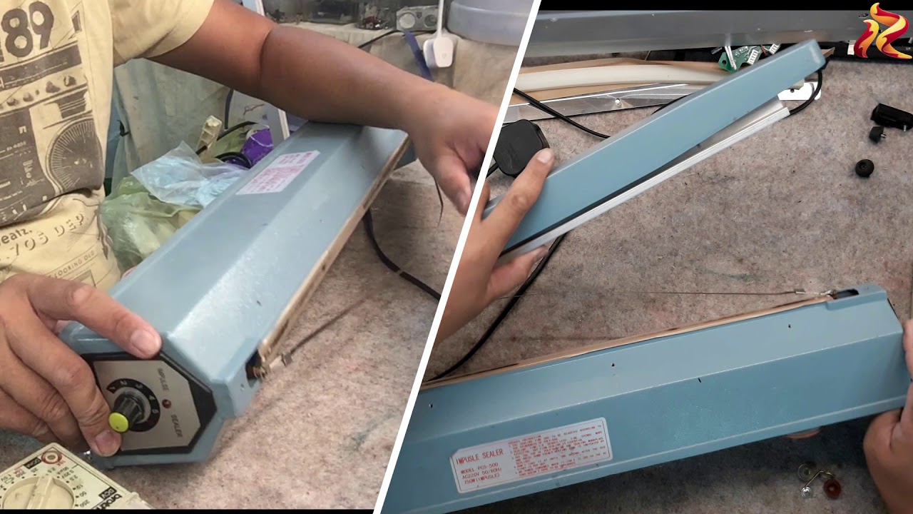 Inoperable plastic bag sealer for lack of heat. Inoperable plastic bag sealer for lack of heat.