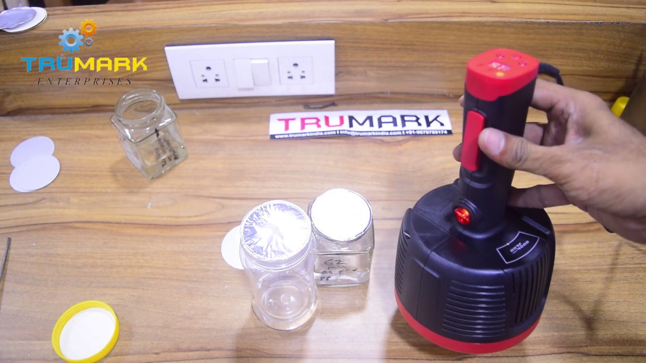 Low-cost hand-held induction sealer for efficient sealing.