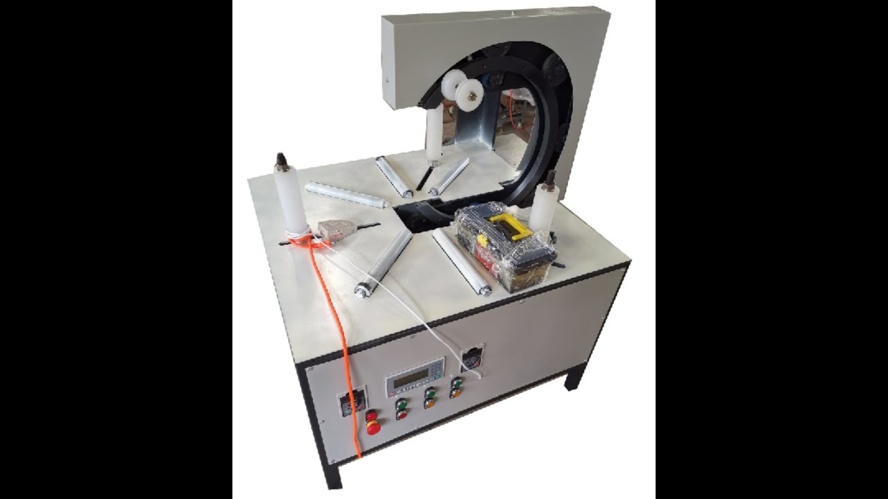 Online wire packaging machine for automatic coil packing. Contact for more details.