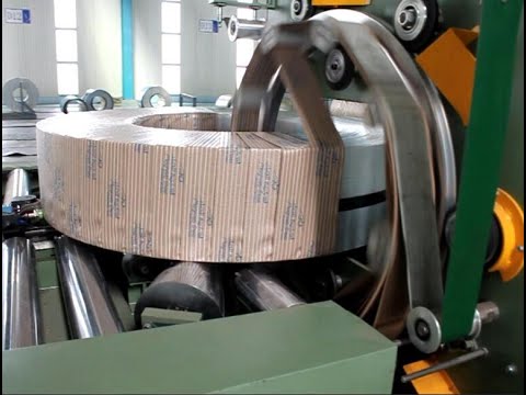 Optimize coil packing machine for stretch wrap of film and paper to minimize packaging process.