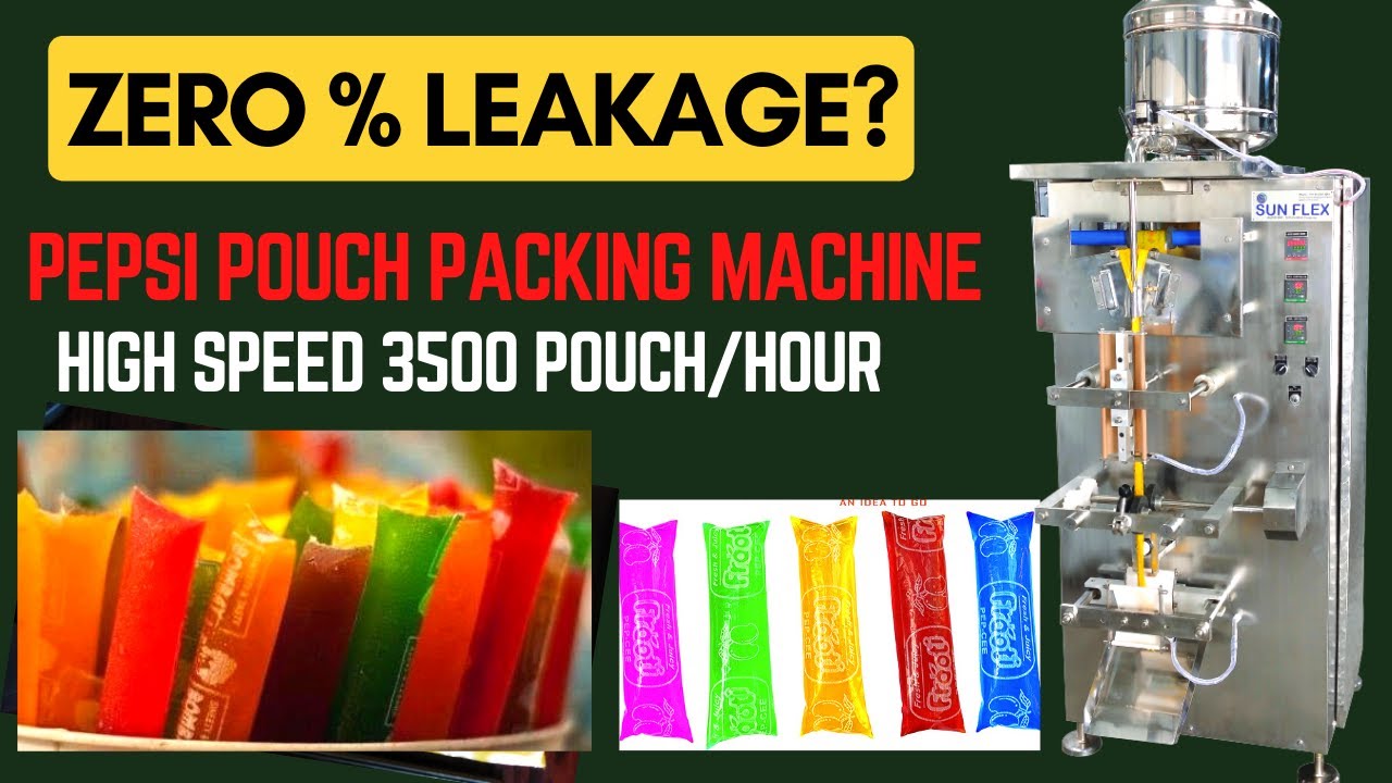 Revamp 120mm candy packing machine for Pepsi/Ice with 3500 pouches per hour and minimal leakage. Optimize for efficiency.
