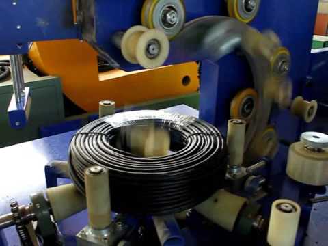 Revamp cable and film wrapping machines to optimize and reduce packaging size.