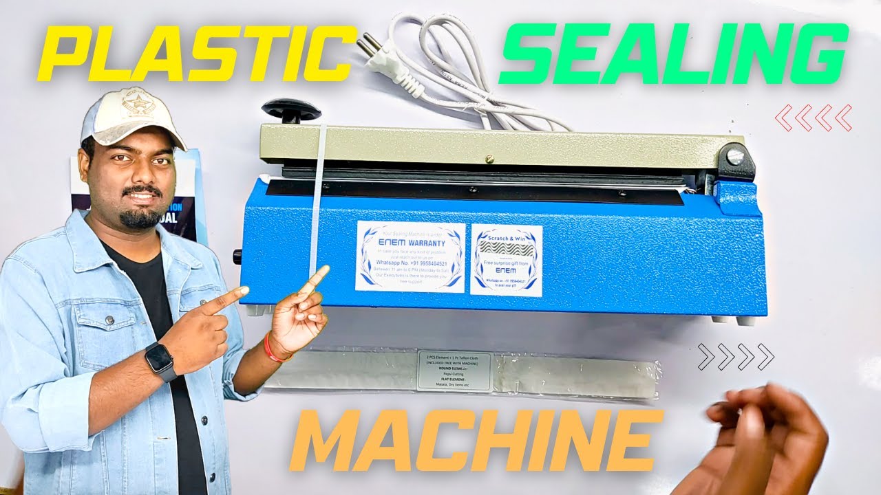 Review of 12-inch plastic bag sealer for heat sealing.