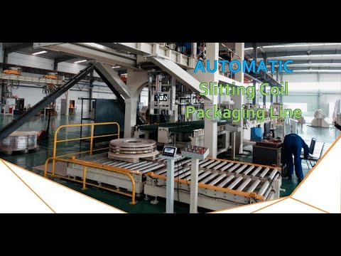“Streamlined Steel Slitting: Revolutionizing Coil Packaging with an Automated System”
