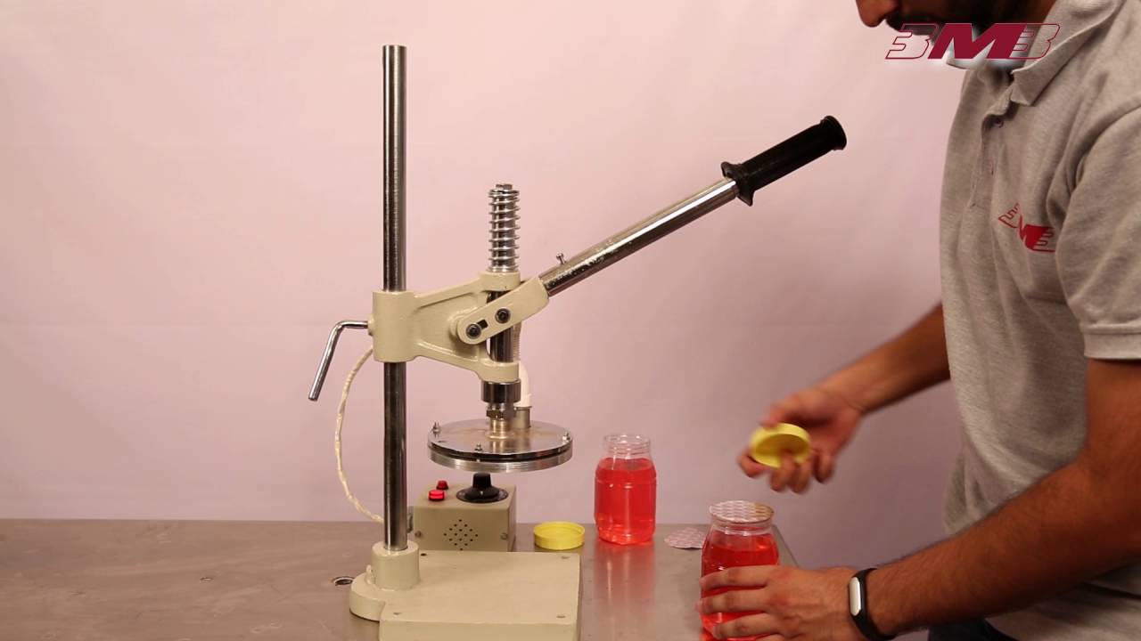 Aluminium Foil Sealer for Plastic Jars: Streamlined Manual Machine