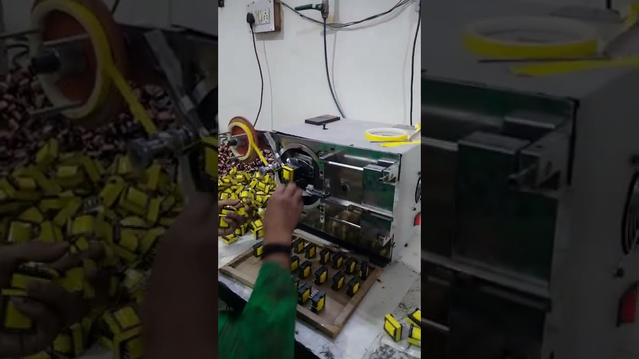 Automatic Coil and Core Taping Machine for Efficient Manufacturing in India