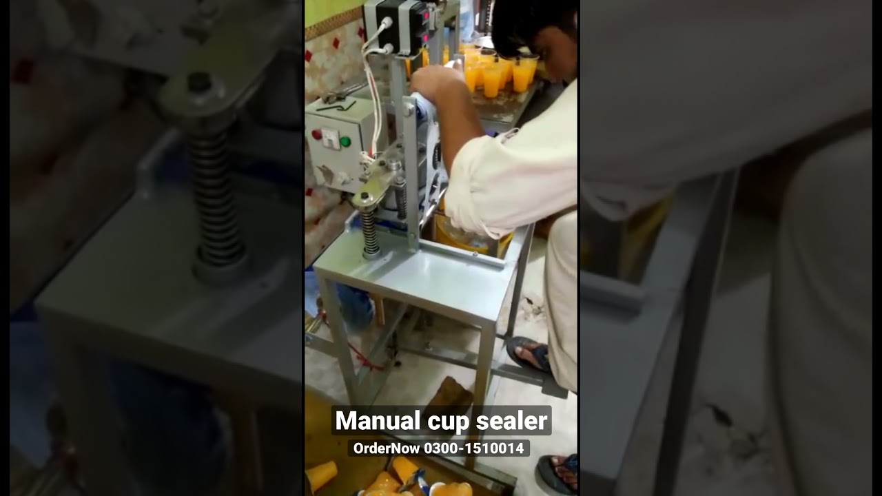 Compact Cup Sealer: Streamlined Manual Cup Sealing Machine
