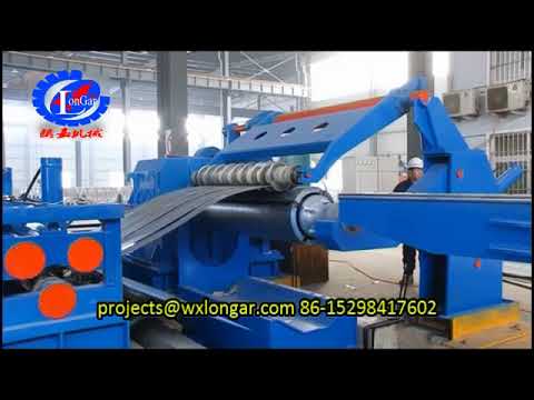“Cutting-Edge Slitting Machine: High-Performance HR Steel Recoiler, 1-8mm Thickness, 2000mm Width”