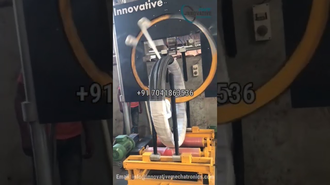 Efficient Coil Stretch Wrapping Machine for Steel Coil Packing