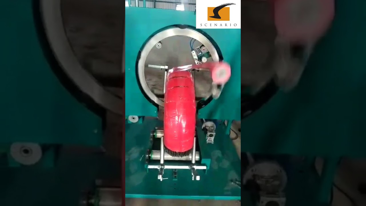 Efficient Coil Wrapping Machine for Stretch Wrapping