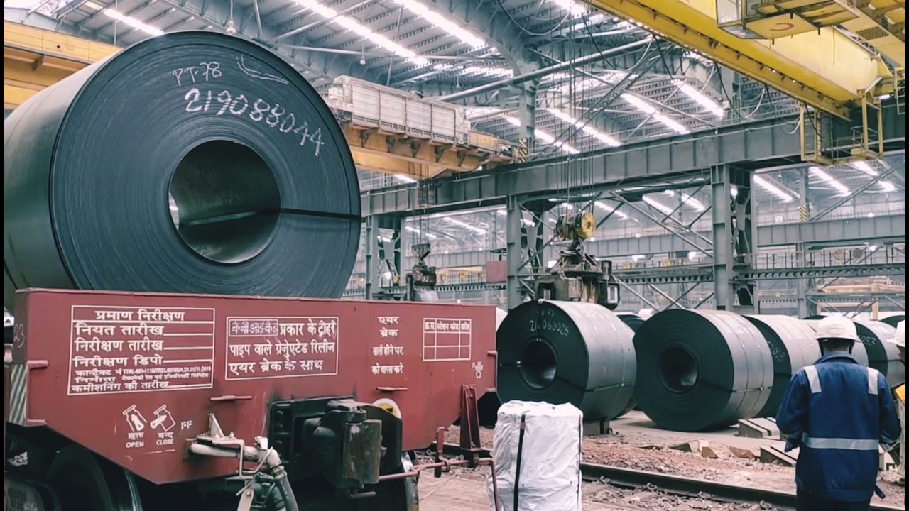 Efficient Loading: Loading a Stainless Steel Coil onto Train Efficient Loading: Loading a Stainless Steel Coil onto Train