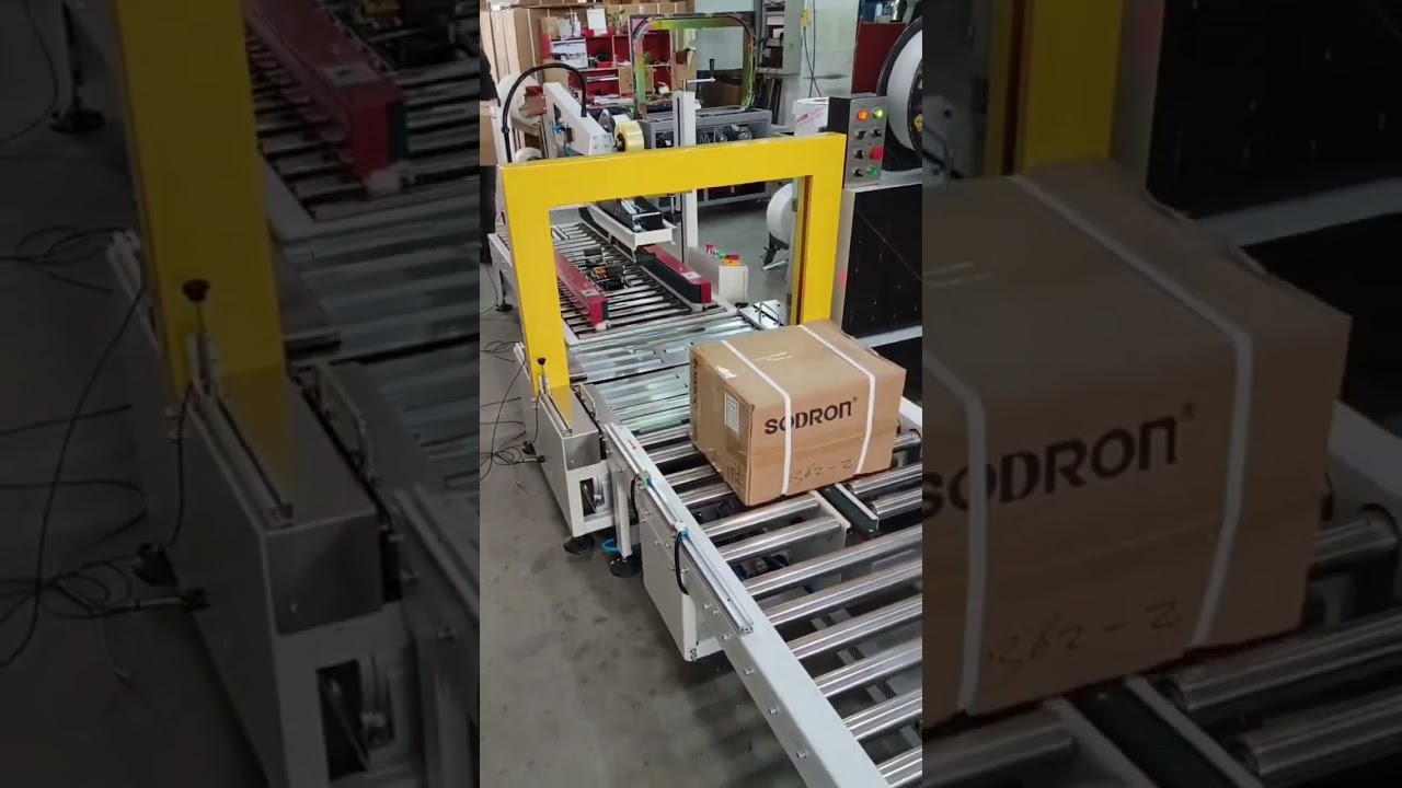 “Efficient and Advanced Carton Case Box Strapping Line: Fully Automated PP Strapper for Superior Packaging”