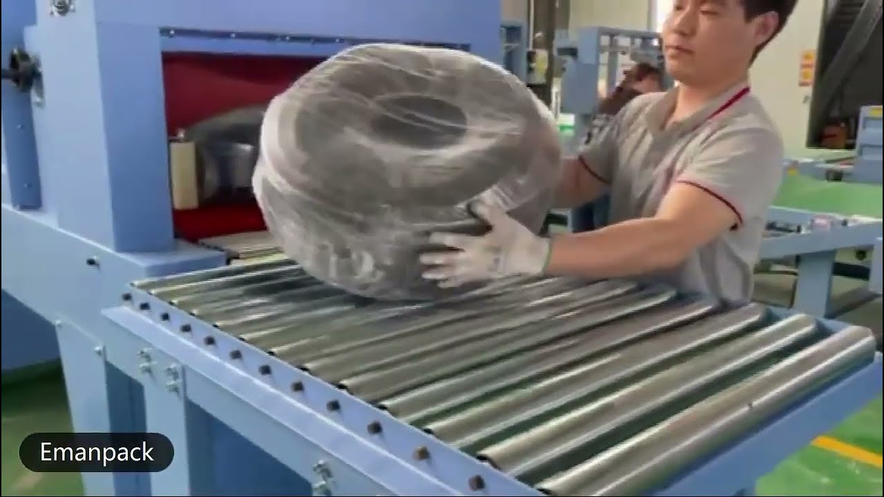 Efficiently Pack Hose and Cable Coils with Improved Side Sealing Shrink Wrapper Efficiently Pack Hose and Cable Coils with Improved Side Sealing Shrink Wrapper