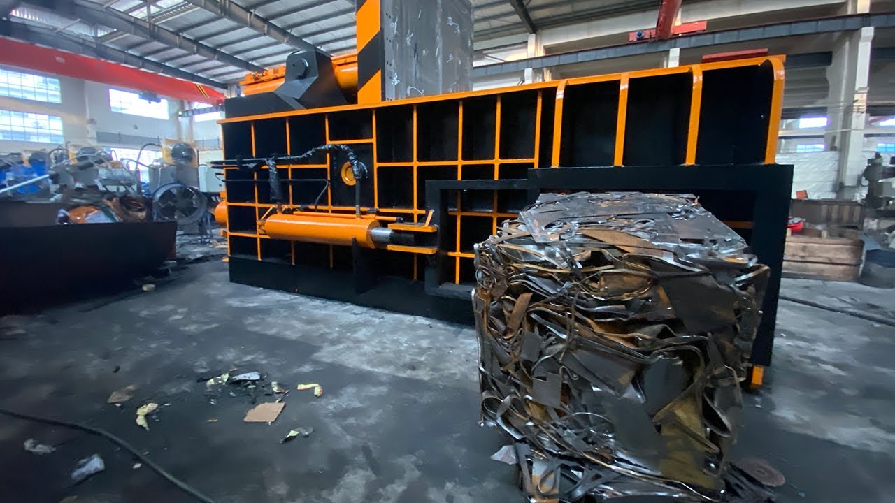 “Enhanced Scrap Metal Baler for Efficiency and Compactness” “Enhanced Scrap Metal Baler for Efficiency and Compactness”