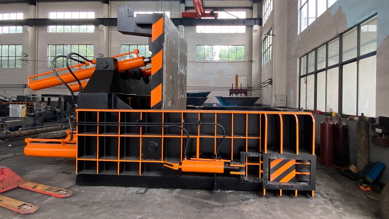 “Enhanced Scrap Metal Press: Streamlined and Efficient Machinery for Optimal Performance”