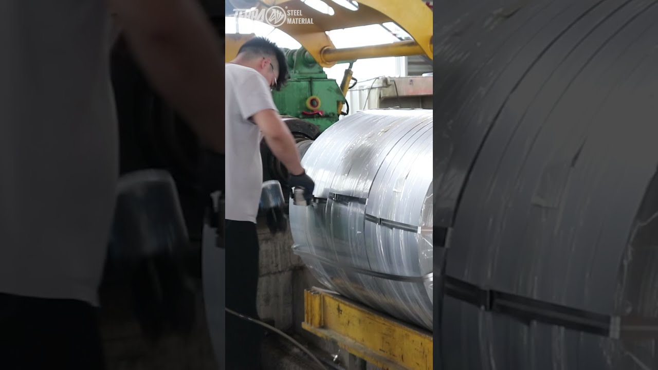 “Enhancing Efficiency: Streamlining Steel Strip Processing with Precision Slitting and Optimized Export Packaging”