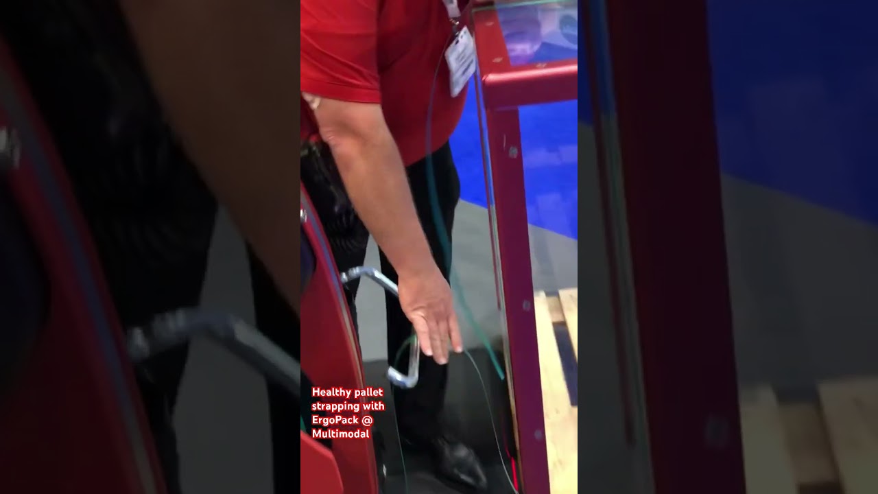Experience the Ultimate in Pallet Strapping: Discover Our Innovative ErgoPack at the Multimodal Exhibition!