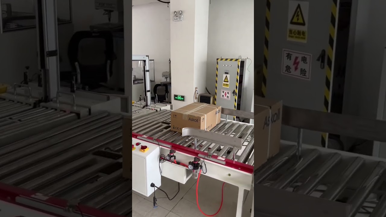 “Innovative Packaging Solution: Advanced Automated Case Sealing and Strapping Line for Efficient Carton Packaging” “Innovative Packaging Solution: Advanced Automated Case Sealing and Strapping Line for Efficient Carton Packaging”