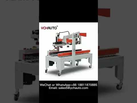 “Innovative Packaging Solution: Streamlined Carton Sealer and Strapping Machine for Enhanced Efficiency and Versatility”