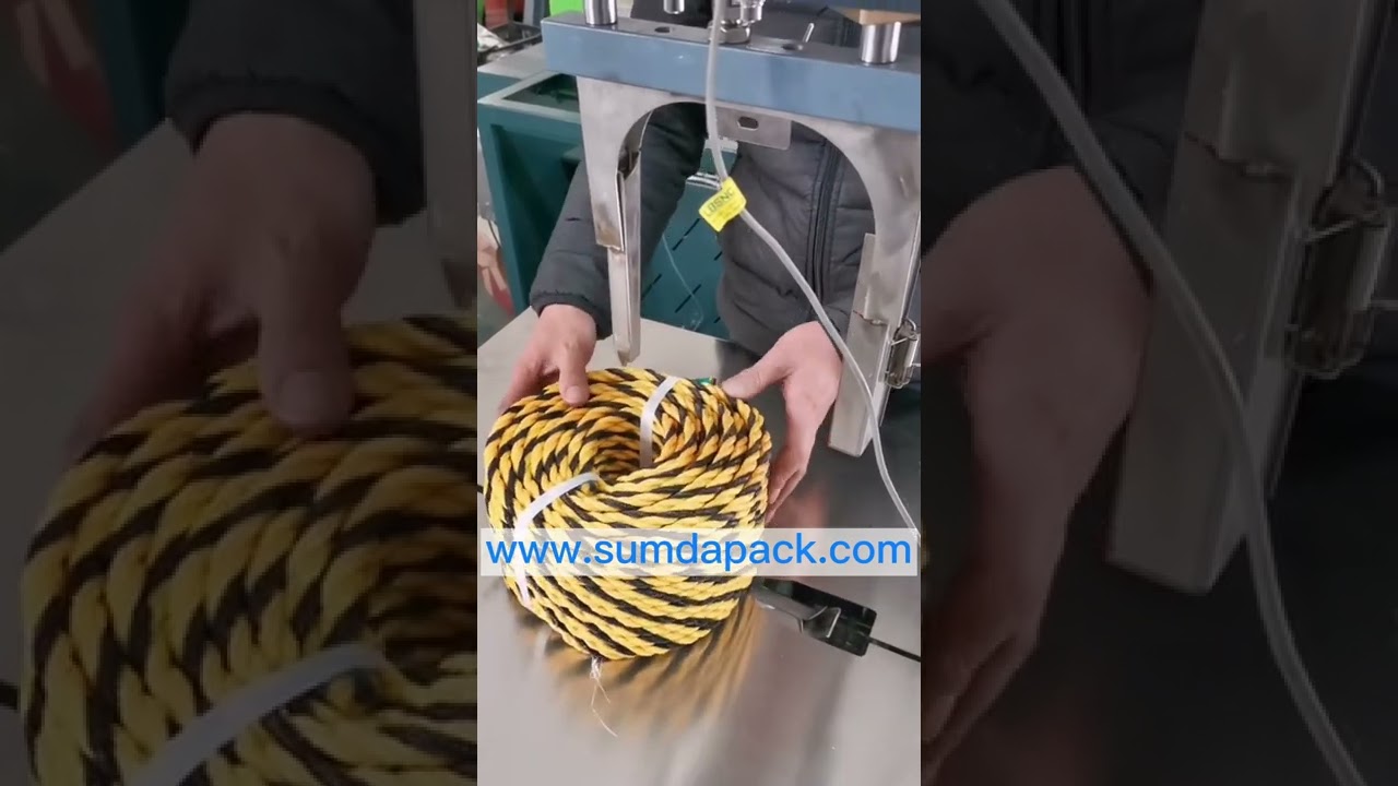 Innovative Rope Strapping Solution: Enhanced Automatic Coil Strapping Machine for Unmatched Efficiency!