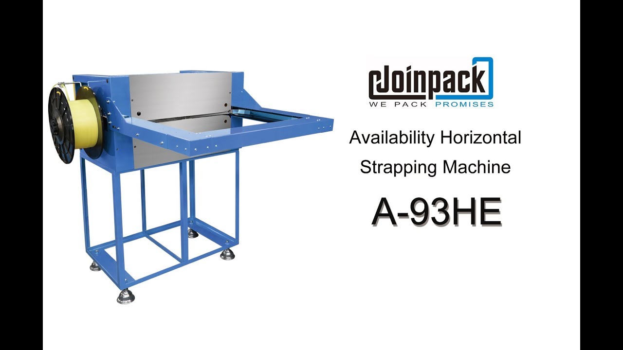 Innovative and Efficient Horizontal Strapping Machine for Enhanced Availability and Performance – Model A-93HE