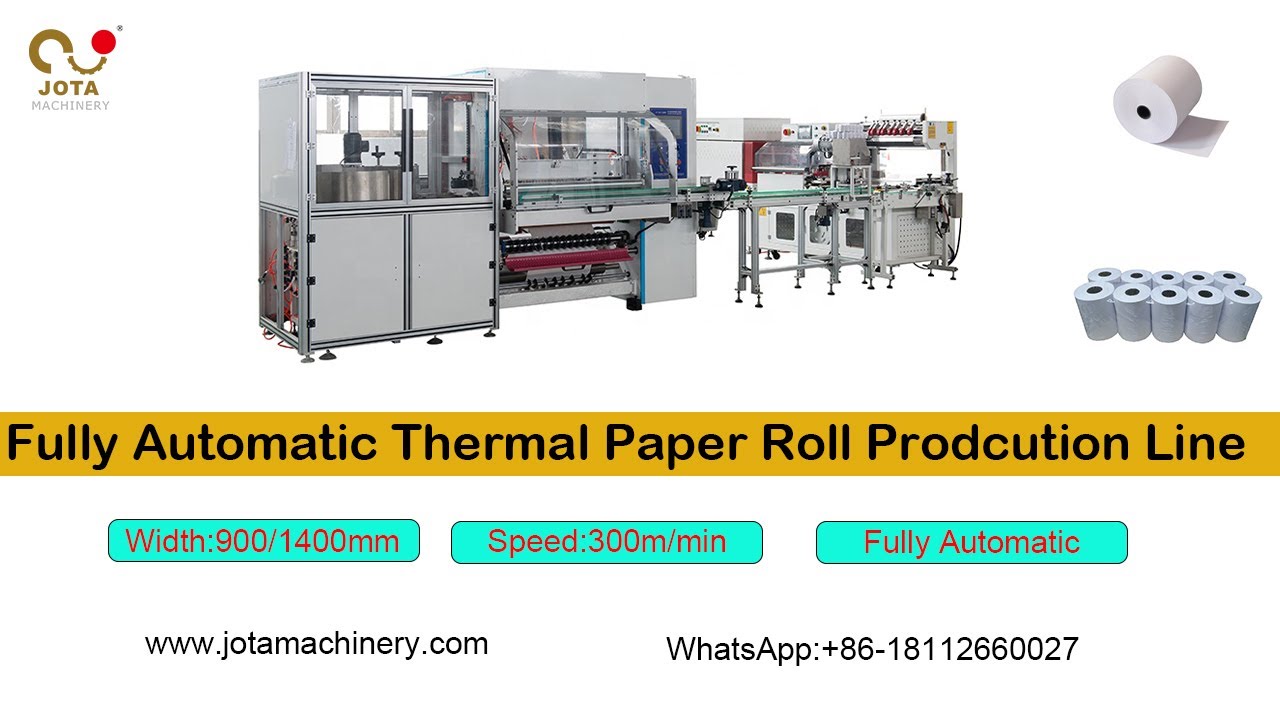 Mastering the Art of Efficiently Producing Thermal Receipt Paper Rolls with Slitting Machines