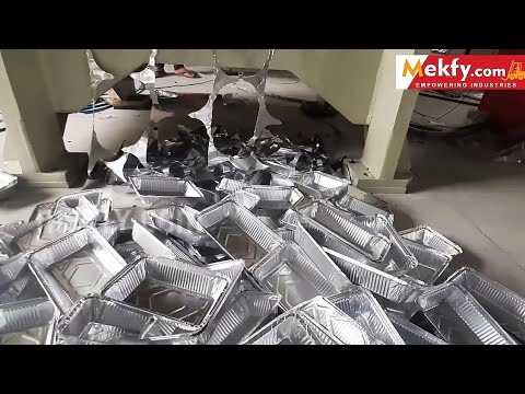 Optimized Aluminum Food Container and Metallic Pouch Making Machine Optimized Aluminum Food Container and Metallic Pouch Making Machine