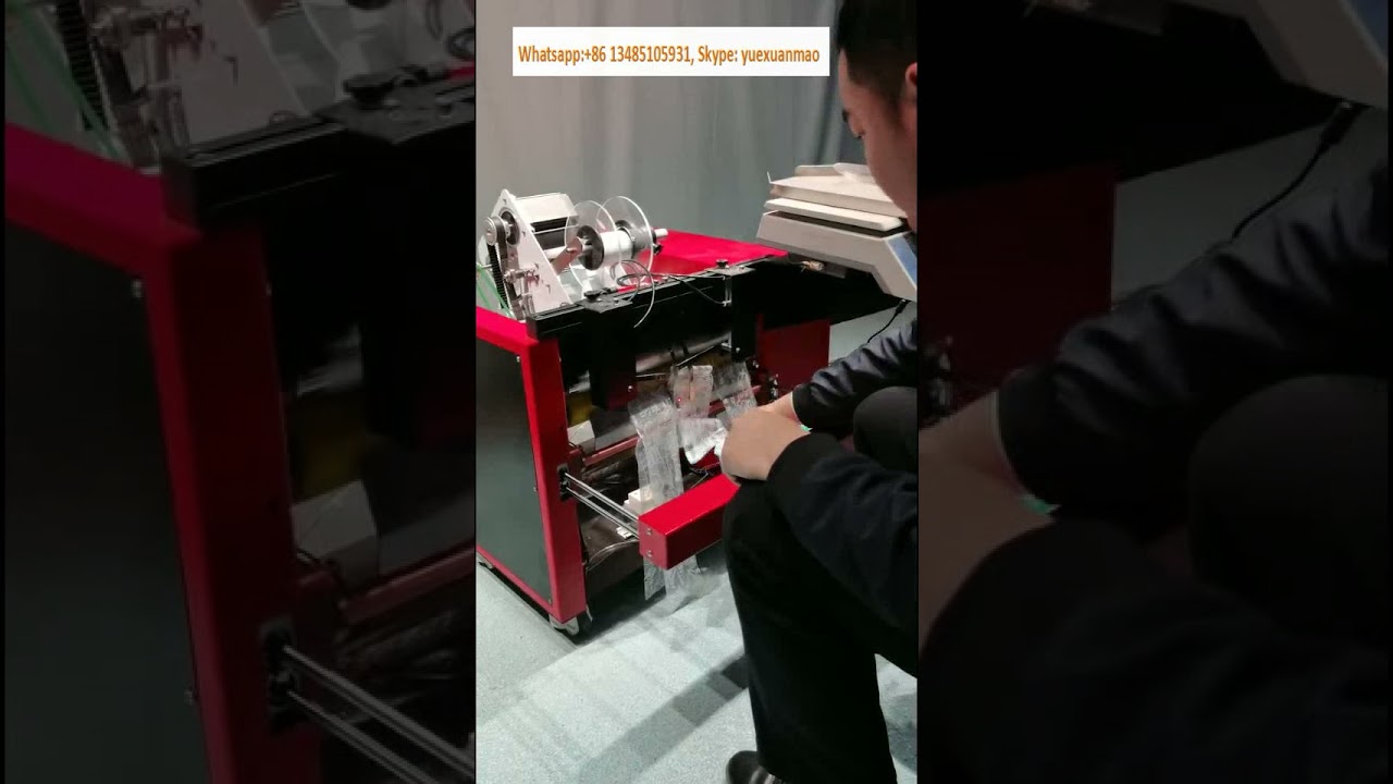 Optimized Desktop Packing Machine for Various Products: Electronics, Hardware, Clothing, Footwear, and Foods.