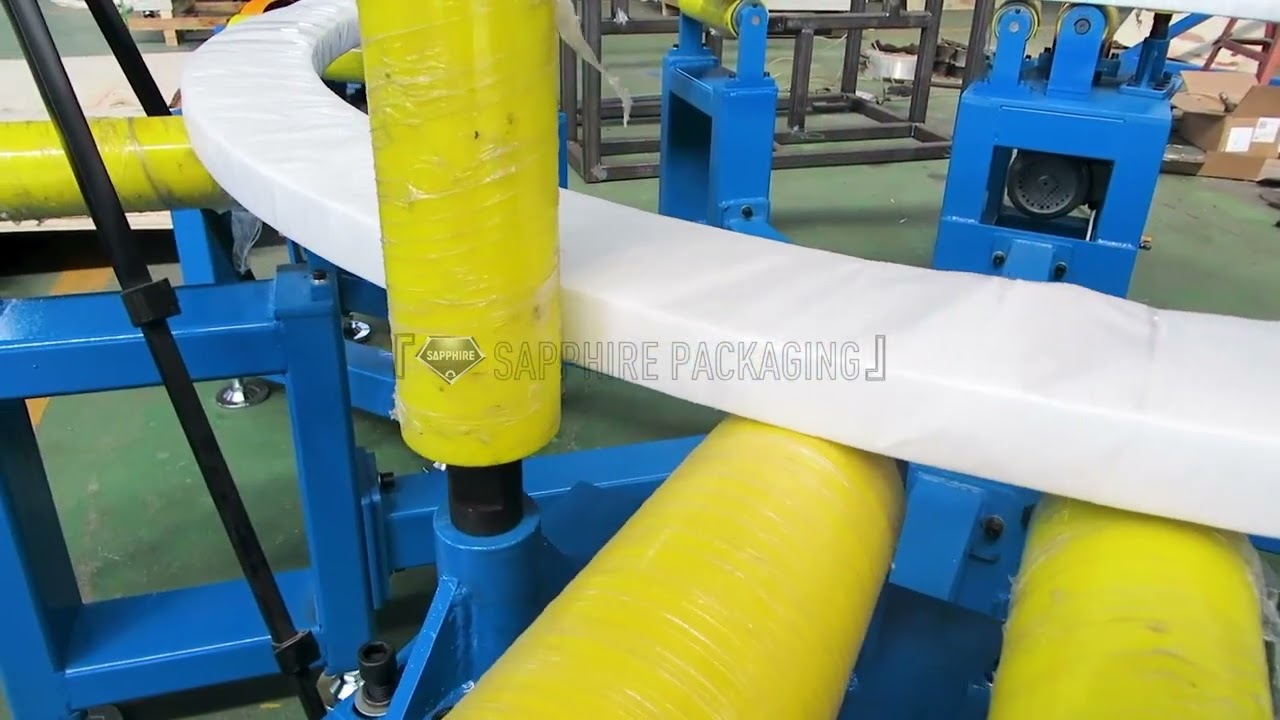 Optimized Horizontal Coil Wrapper Machine Optimized Horizontal Coil Wrapper Machine