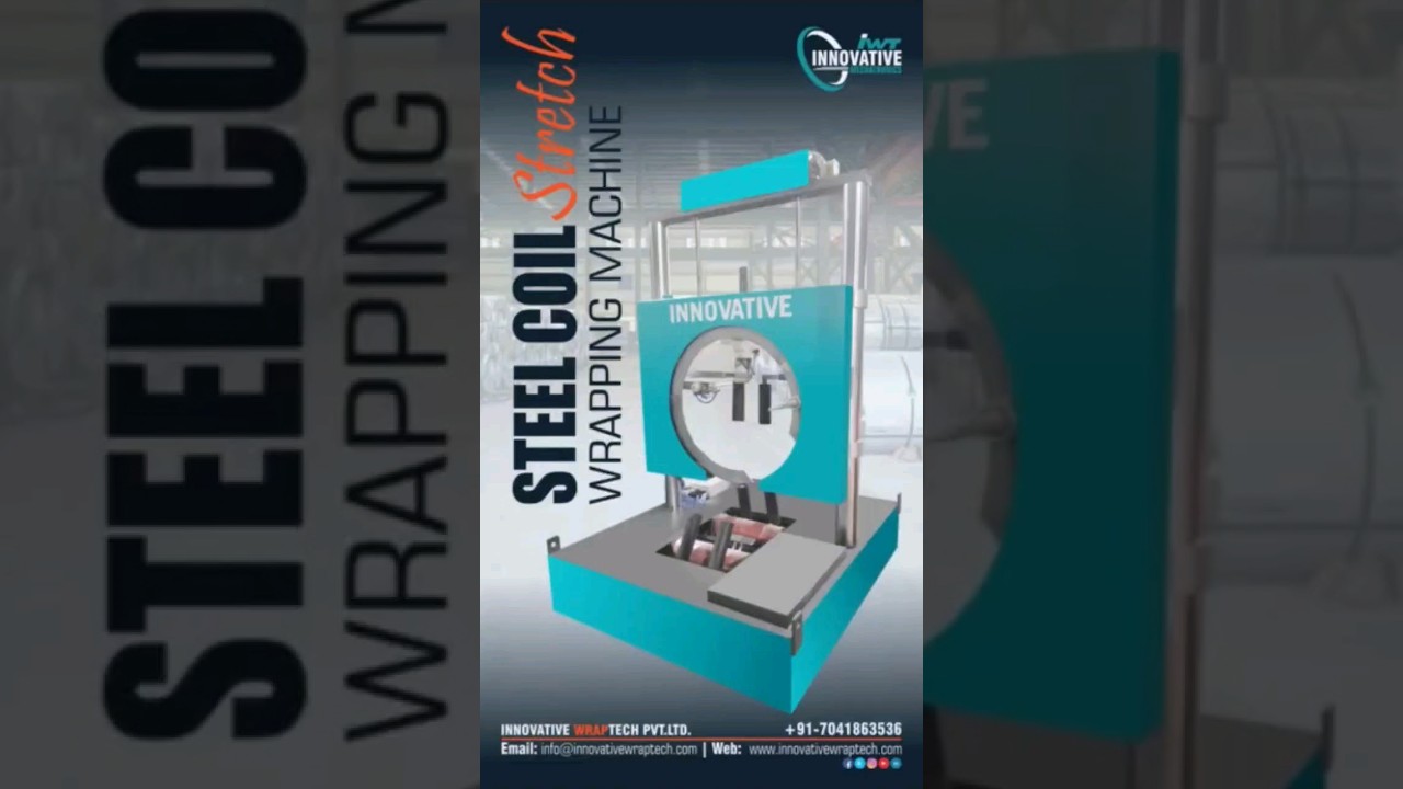 Optimized Steel Coil Stretch Wrapping Machine for Efficient Packing of Steel Coils