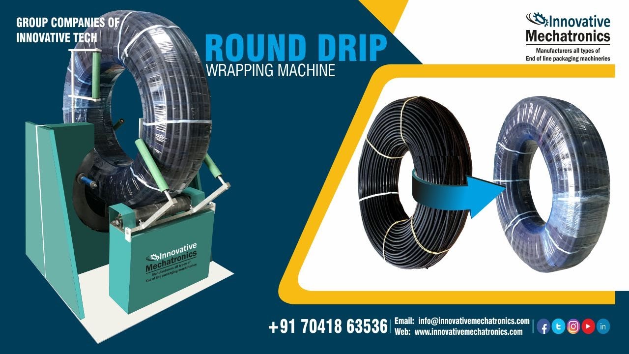 Optimized Stretch Film Packing Machine: Vertical Coil Wrapping Solution