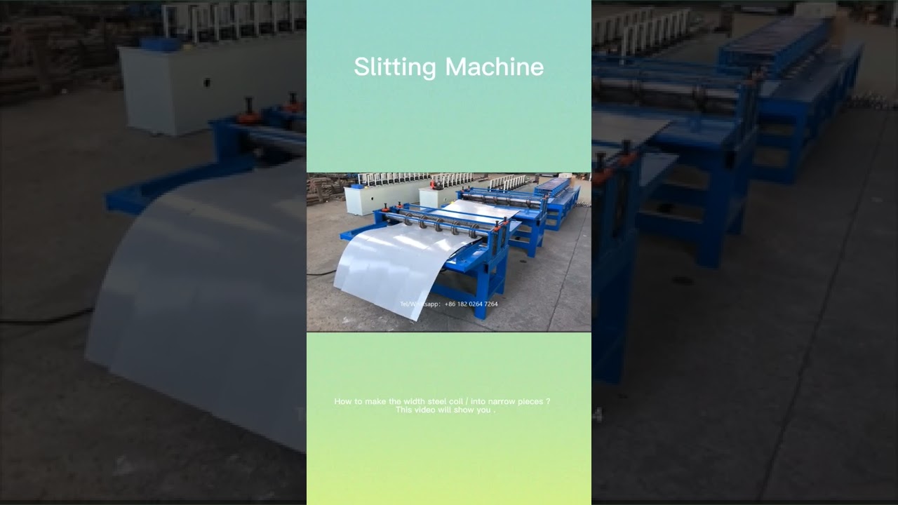 Precision Slitter: Streamlined Steel Coil and Plate Cutting Machine