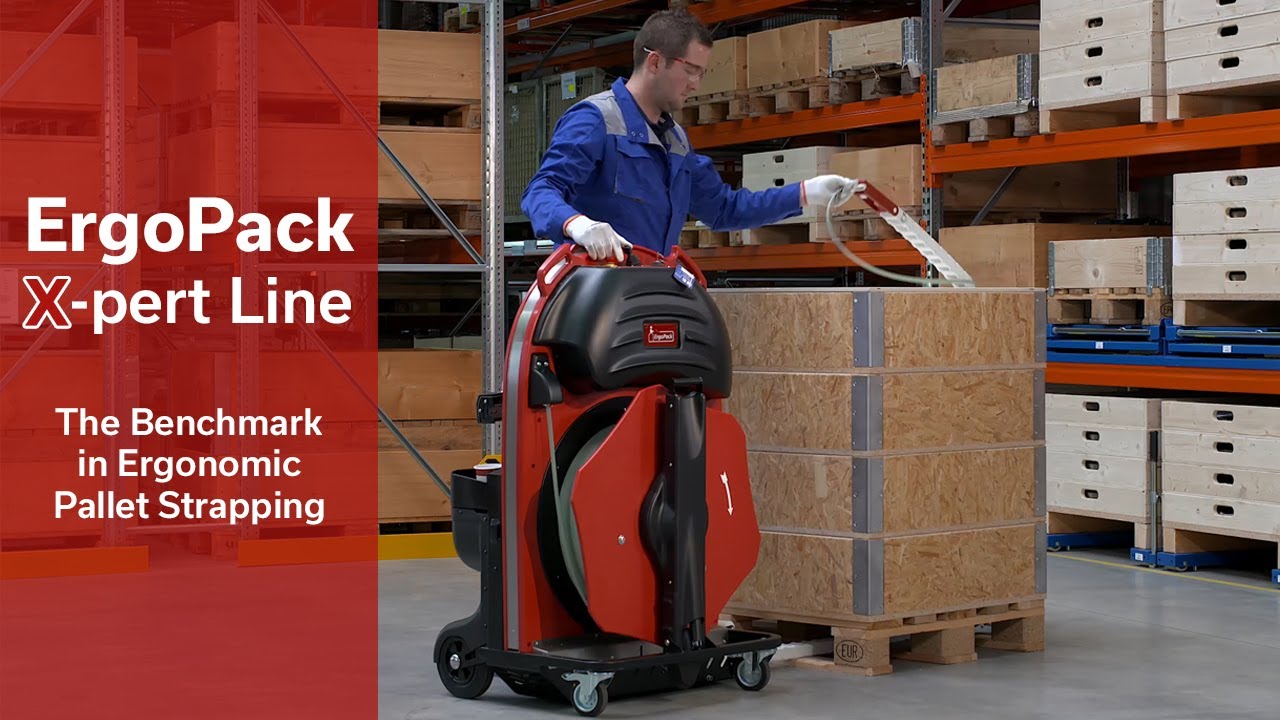 “Revolutionary Ergonomic Pallet Strapping System: Boost Efficiency with ErgoPack X-pert Line”